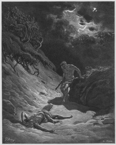 Gustave Dore Bible: A morte de Abel de Gustave Dore